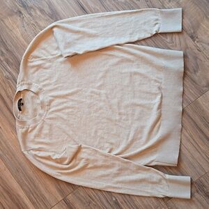 Quince Lightweight Cotton Cashmere Crew Sweater